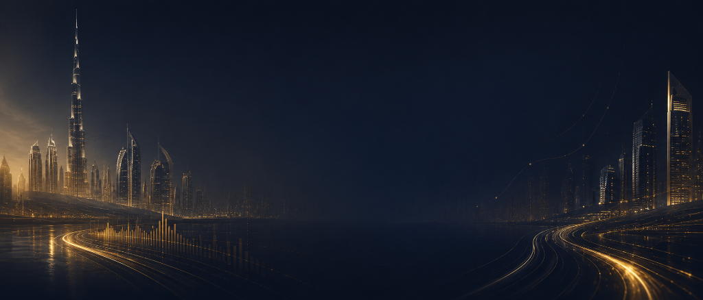 Dubai skyline background